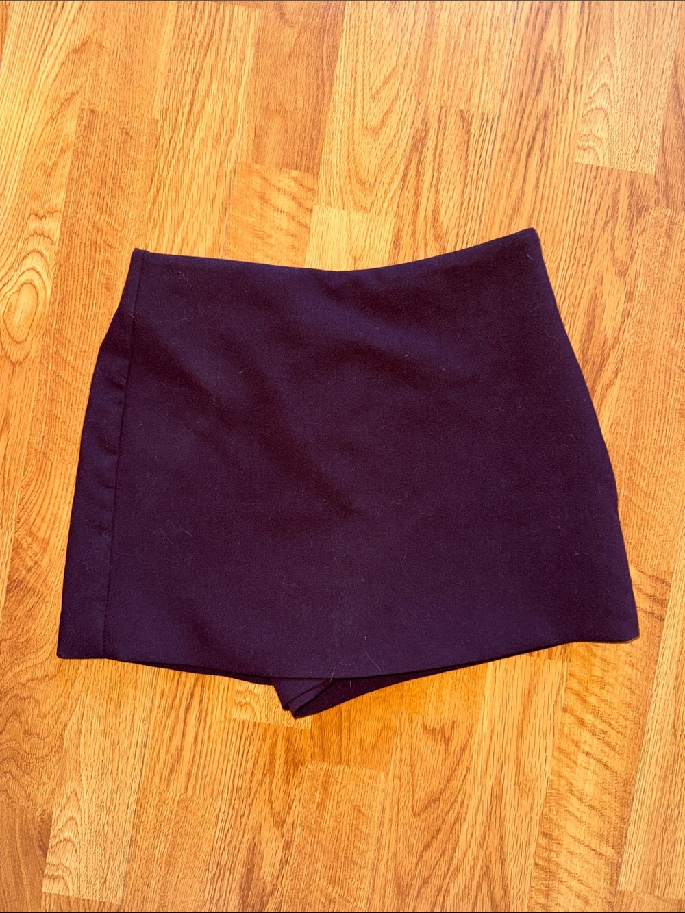 Zara Burgundy Mini Skort